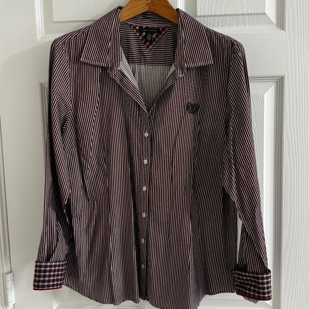 Tommy Hilfiger Women´s Button Down Shirt, Size XL